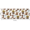 thumbnail image 7 of Highland Cow Barrel Boot Butterfly Pattern Kitchen Rug Mat,Kitchen Runner Rugs Non Skid Washable,Decorative Kitchen Floor Mats for Kitchen,Sink,Laundry,17"x47.2", 7 of 7