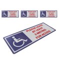 thumbnail image 4 of Miangastore Safety Reminder Sign Decors Multi Color for Facilities 4Pcs 7.9X3.1X0.04In, 4 of 8