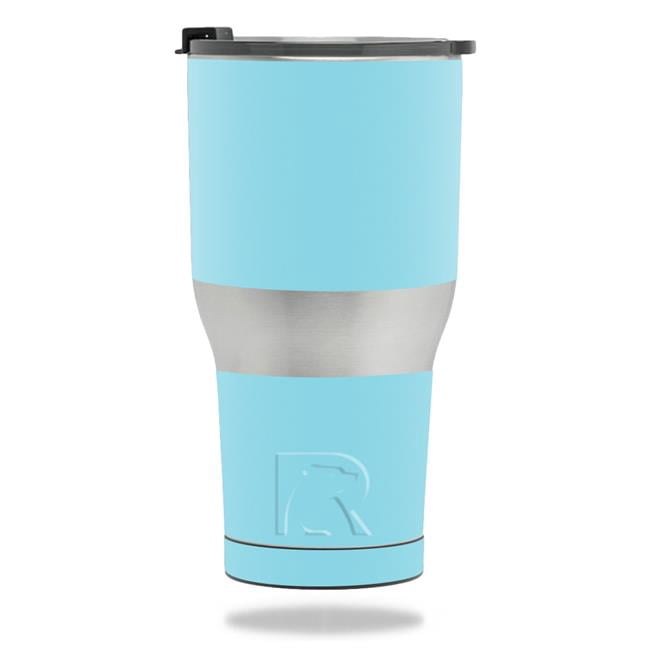 MightySkins RTTUM3017-Solid Baby Blue Skin for RTIC Tumbler 30 oz 2017 ...