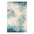 thumbnail image 3 of Unique Loom Vivid Collection Area Rug - Mumbai (6' x 9' Rectangle Blue/Ivory), 3 of 9