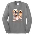 thumbnail image 2 of If It's Not a Golden Retriever It's Just a Dog Gift | Mens Dog Lover Long Sleeve T-Shirt, Heather Grey, Large, 2 of 3