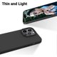 thumbnail image 4 of Designed for iPhone 14 Pro Case, Silicone Shockproof Slim Thin Phone Case for iPhone 14 Pro 6.1 inch (Black), 4 of 4