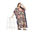 thumbnail image 3 of Gypsie Blu Women Long Kaftan Plus Size Casual Ladies Printed Maxi Dress Online, 3 of 7