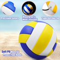 Magicorange Volleyball, 1 Pack Official Size 5 Soft Touch Recreational