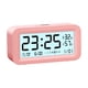 thumbnail image 1 of Reloj despertador digital inteligente con función de repetición luminosa y temperatura y fecha. Rosado, 1 of 6