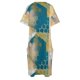 thumbnail image 5 of Vestido holgado con bolsillos en azul hexagonal 01, estilo coreano, bonito., 5 of 7