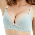 thumbnail image 2 of Christmas Deals! Borniu Nursing Bras Ladies Comfortable Breathable No Steel Ring Front Buckle Breastfeeding Bra Woman Underwear Clearance, 2 of 6