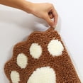 thumbnail image 4 of Bathroom Rugs Big Feet Bath Mat Non Slip Absorbent Rug Thick Microfiber Toilet Mat Soft Plush Shaggy Bath Mats for Tub Shower Doormats Bathroom Floors Accessories, 4 of 7