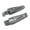 Gray, variant on 2x High-Quality Motorcycle Rear Passenger Foot Pegs Footrests Pedal Fit for NMAX155/125 XMAX300/250 Resistance