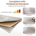 thumbnail image 6 of 3 Piece Dining Room Table, Kitchen Dining Table Set with 2 Benchs for Apartment Breakfast Nook and Samll Space, Grey, 6 of 10