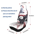 thumbnail image 6 of Haiem American Flag Eagle Art Printed Car Seat Covers Set of 2, Universal Fit Car Seat Covers,Protective Seat Covers,Comfortable Car Seat Covers, Easy Installation Seat Covers, 6 of 9