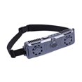 thumbnail image 3 of Ventilador de cintura con cinturón ajustable 4 velocidades portátiles 20x5.6 cm con motores sin escobillas USB recargable 2 ventilaciones de aire para Gris, 3 of 8