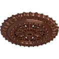 thumbnail image 3 of Ekena Millwork 18 1/2"OD x 7/8"ID x 1 1/2"P Sellek Ceiling Medallion (Fits Canopies up to 1 1/8"), Hand-Painted Copper Penny, 3 of 5