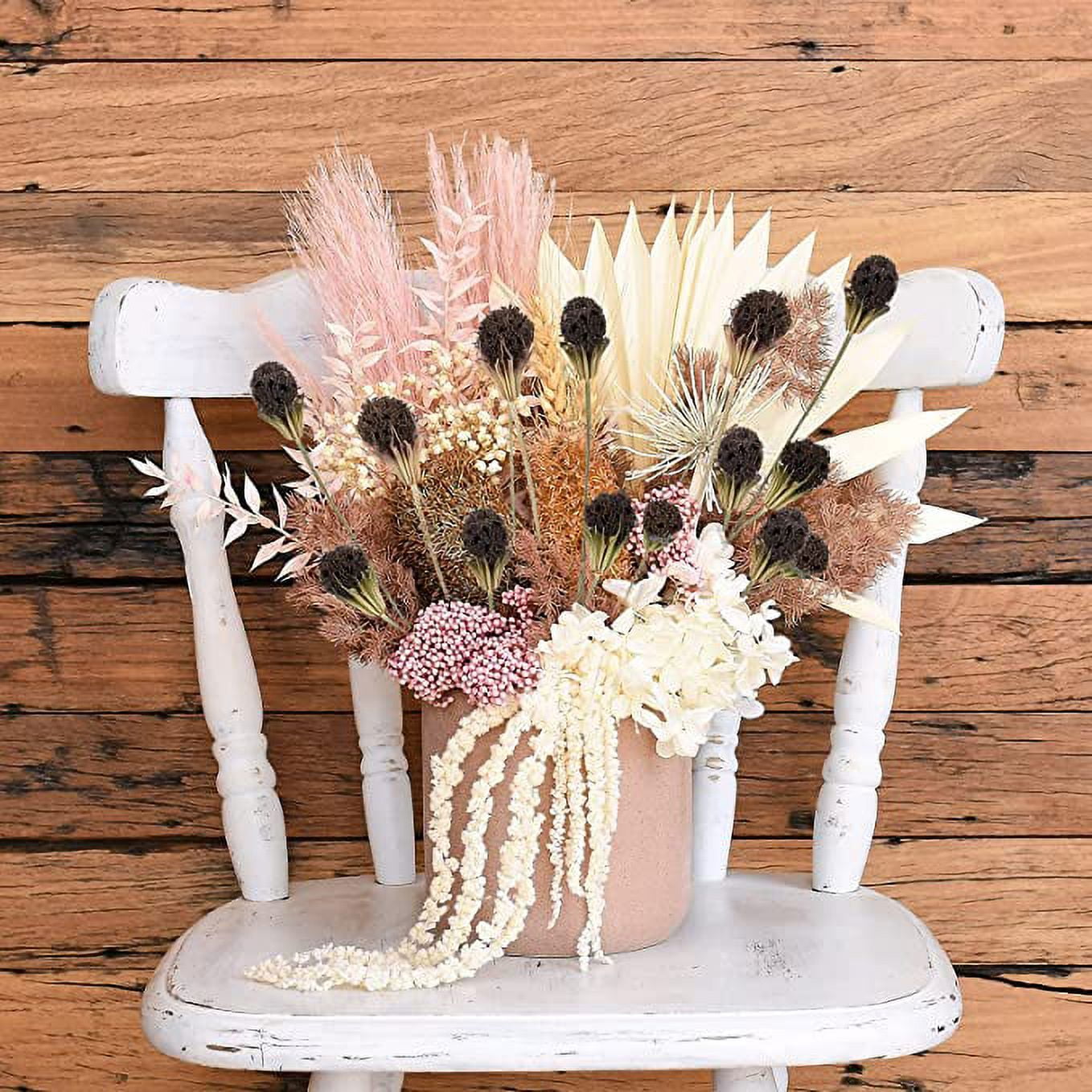 Abaodam 6pcs Wedding Decorations Natural Dried Flowers Bouquet of Flowers  Flower Ornament Table Decoration Flower Arrangement DIY Decor Dried Flower