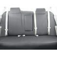 thumbnail image 2 of CalTrend Rear 40/60 Split Bench Faux Leather Seat Covers for 2001-2005 Volkswagen Jetta - VW320-08LX Light Grey Insert and Trim, 2 of 3