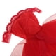thumbnail image 5 of Vestidos de muñeca articulados a escala 1/6, ropa para muñeca de niña, vestido de baile sin tirantes para AOD para AS rojo, 5 of 9