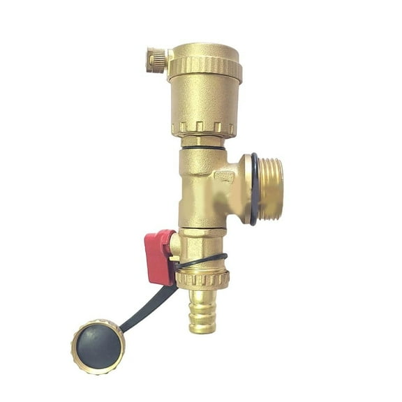 Underfloor Heating Manifold Air Vent Brass Splitter Automatic Air Venting Valve 1 In Smile Home