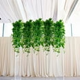 thumbnail image 6 of Efavormart 3 Pack Green Silk Pothos Artificial Hanging Plants, Fake Foliage Ivy Vine Garland Vines - 3ft, 6 of 11
