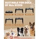 thumbnail image 2 of Jovrun Cuencos elevados para perros comedero para perros con 2 cuencos de acero inoxidable y 1 comedero lento, 5 alturas ajustables, soporte para cuencos elevados para perros medianos y grandes, cuenc, 2 of 7