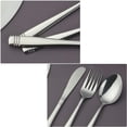 thumbnail image 3 of DynkoNA Travel Flatware Set of 2, 6 Pieces Camping Silverware Set (Black), 3 of 7