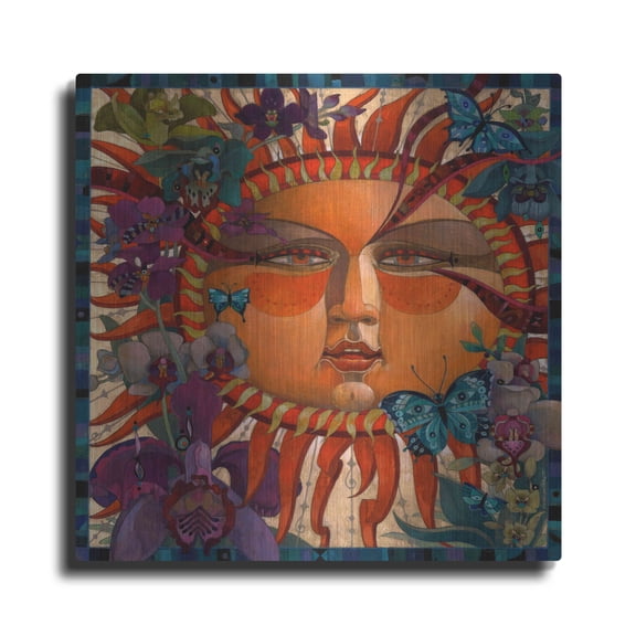 Luxe Metal Art 'Eden' by David Galchutt, Metal Wall Art, 36"x36"