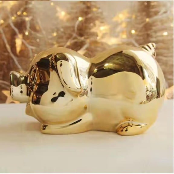 Ceramic Piggy Bank, Coin Bank, Money Box for Saving