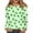 18#Mint Green, variant on Womens St Patricks Day Plus Size 3/4 Sleeve T Shirts Funny Green Shamrock Graphic Saint Patrick's Day Tee Tops Green M