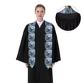thumbnail image 4 of Fuzoiu Cute Underwater Axolotl Print Graduation Sash,Graduation Stole,Unisex Adult Graduation Stole Shawl 91" Long,for Academic Commencements Shawl-Flattened, 4 of 7