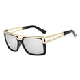 thumbnail image 2 of Sonducket Gafas de sol, accesorio de Metal para mujer, gafas con montura cuadrada, suministros para ojos, gafas de alta definición, accesorios para Lentes Plata blanca, 2 of 6
