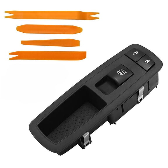 Dcmunx 1pc Power Door Window Control Switch Front Right Passenger Side Black for Chrysler for Town & Country,for Dodge for Grand Caravan for Journey for Nitro,for Jeep for Liberty