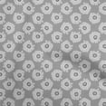 thumbnail image 1 of oneOone Polyester Spandex Gray Fabric Asian Floral With Stripes Dress Material Fabric Print Fabric By The Yard 56 Inch Wide, 1 of 4
