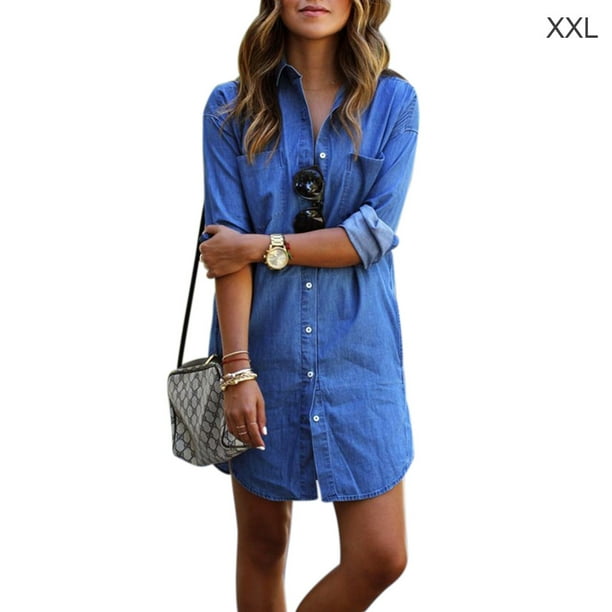 Long top hotsell dress for jeans