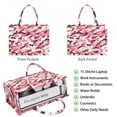 thumbnail image 1 of Large Capacity Tote Bag,Pink Brown Camo Classic Shapes Pattern Handbag Fashion Luxury Tote Bag,15.7"x13"x 5.1" Inches,Laptop Compatible, 1 of 1