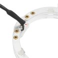 thumbnail image 3 of Pair 9?36V LED Angel Eyes Headlight Signal Lamp Halo Rings White Amber Dual Color Decorative for Car 105mm/4.13in, 3 of 5