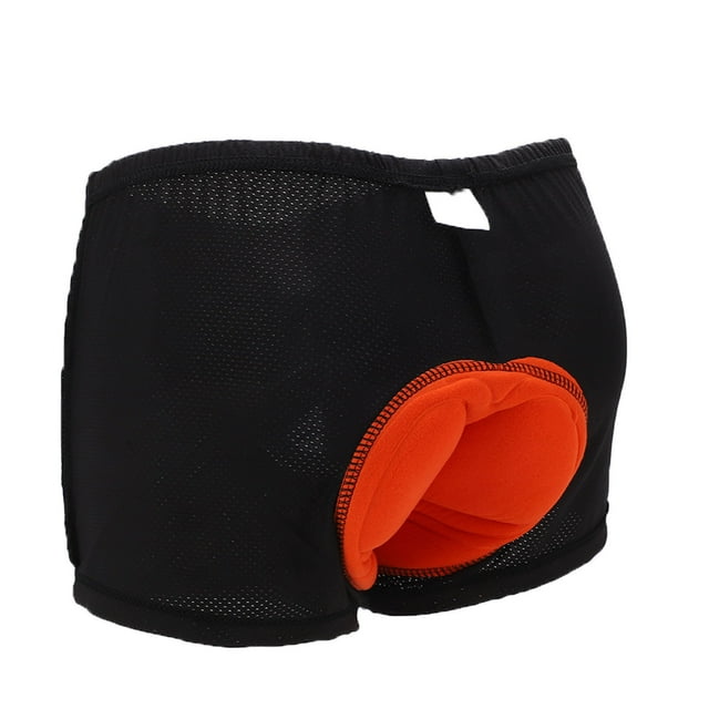Pantalones cortos acolchados para ciclismo, diseño de almohadilla de esponja, ropa interior elástica suave y transpirable para ciclismo, cómoda