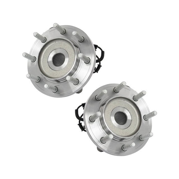 Front Wheel Hub and Bearing Kit 2 Piece - Compatible with 2014 - 2018 Ram 2500 2015 2016 2017