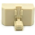 thumbnail image 5 of Modular Telephone Splitter Adapter RJ11 6P4C Snap-In Male to Female 3-Way Line Socket Triplex Divider Connector RJ11, 5 of 5