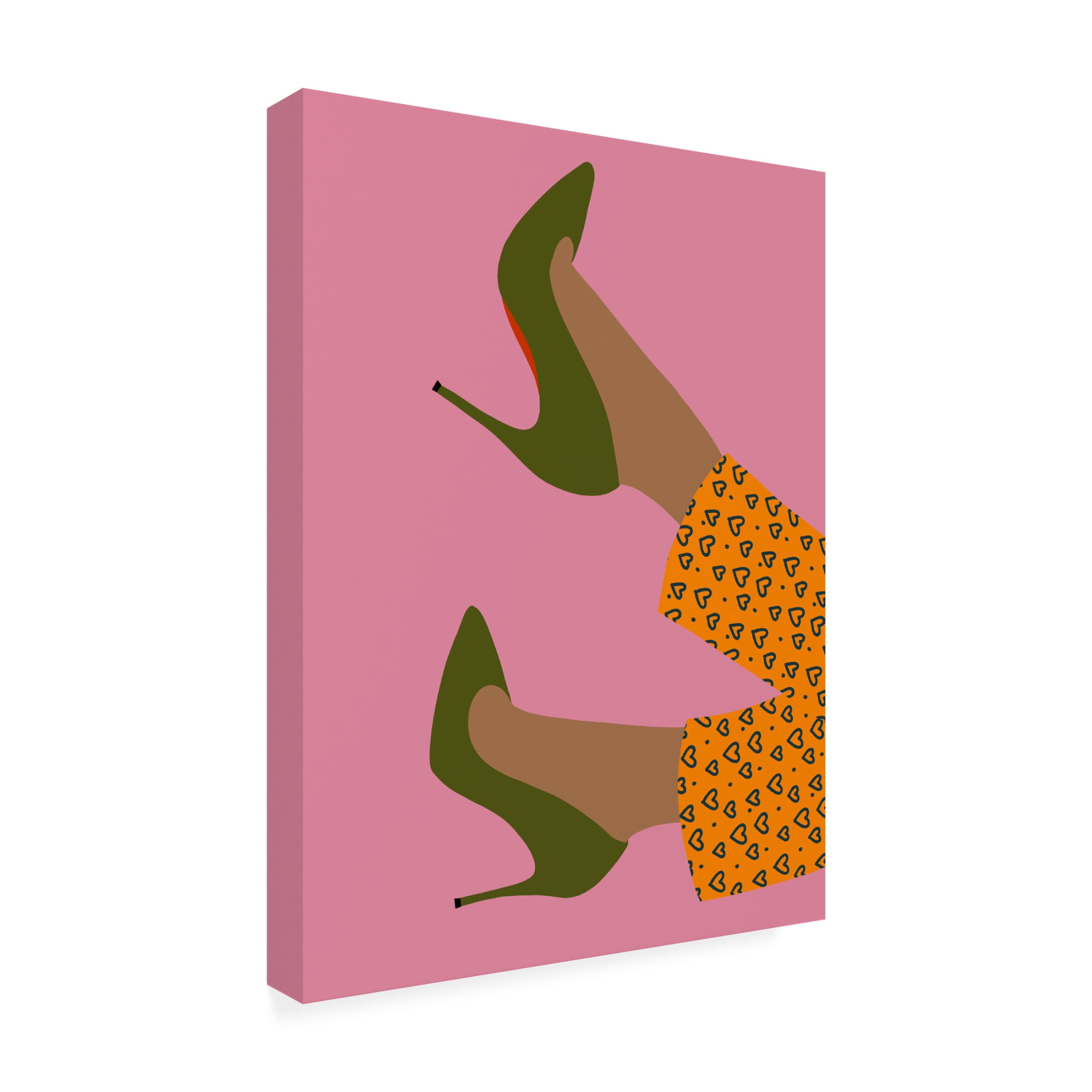 Trademark Fine Art Regina Moore  Shoe Love II Canvas Wall Art