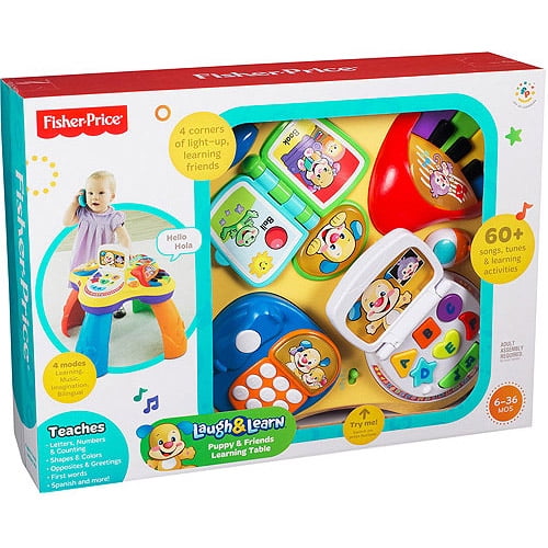 fisher price puppy and friends learning table