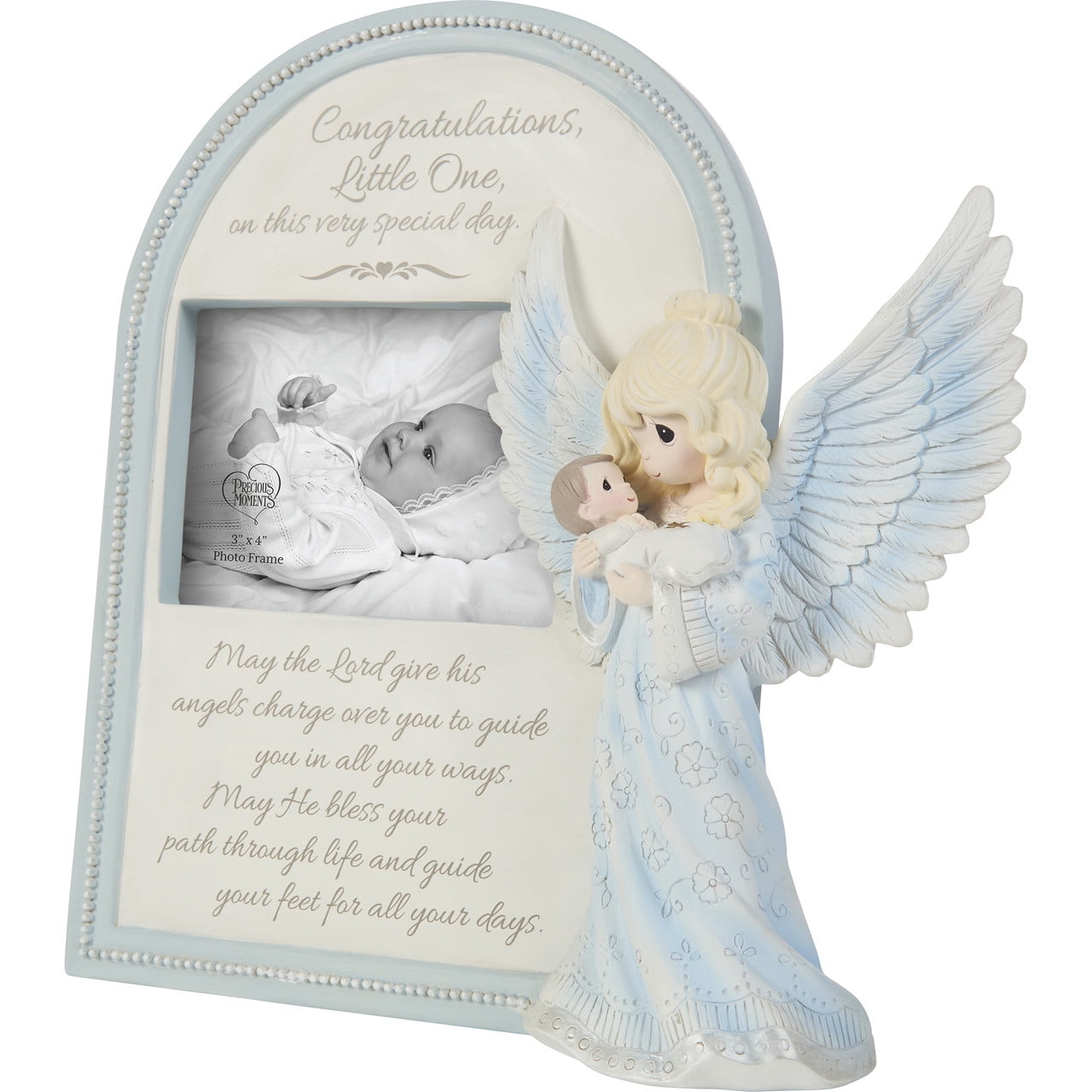 Precious Moments May God Send His Angels To Watch You And Guide You Photo Frame , 1 Each
