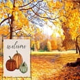 thumbnail image 3 of Fall House Flags Double Sided Thanksgiving Flag Harvest Pumpkin Yard Decorations Happy Autumn Garden Flags 28 x 40 Inch Large Thanksgiving House Flags with 2 Grommets, 3 of 6