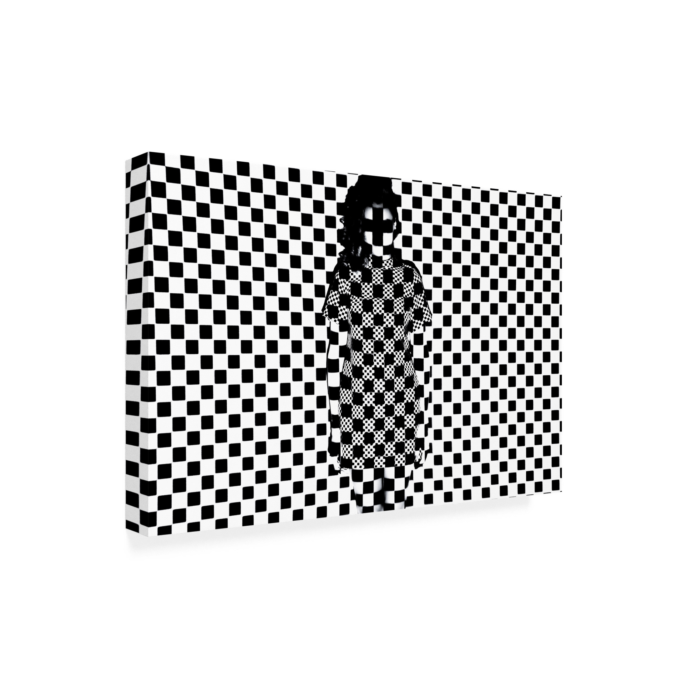 Trademark Fine Art Afshin Saeidinia Chess Board One More Black Square Canvas Wall Art