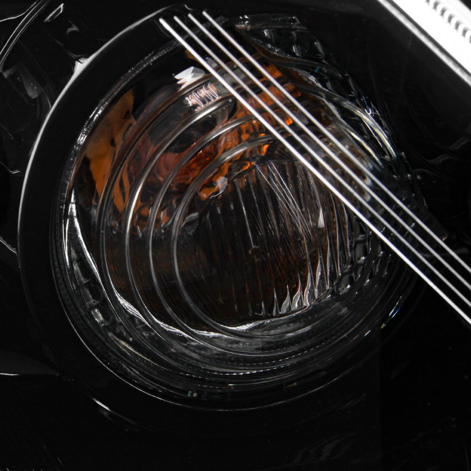 AKKON - Fit 210-2015 Infiniti G37/G25/Q40 Sedan 4-Door [HID/Xenon Type] Projector Black Headlights Driver + Passenger