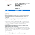 thumbnail image 2 of Air Filter - Compatible with 1999 - 2004 Ford F-150 Lightning 5.4L V8 Supercharged 2000 2001 2002 2003, 2 of 2