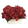 thumbnail image 1 of Jeco HD-BT105 6.5 in. Hydrangea with Wooden Pot, 1 of 1