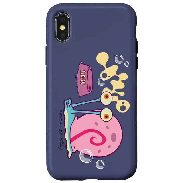 Funda para teléfono de Bob Esponja, Gary the Snail, iPhone X/XS