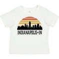 thumbnail image 3 of Inktastic Indianapolis Indiana Skyline Retro Boys or Girls Toddler T-Shirt, 3 of 5