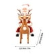 thumbnail image 3 of Adorno artesanal decorativo, juguete de Papá Noel, Papá Noel montado en ciervo, decoración de oficina, adornos, decoraciones navideñas, adornos, decoración del hogar, decoración de la habitación, deco, 3 of 9