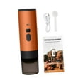 thumbnail image 1 of Tnarru Capsule Coffee Machine Car Espresso Maker for Camping Outdoor Indoor Kitchen Orange, 1 of 8