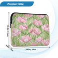 thumbnail image 3 of 13in Laptop Bag Briefcases Computer Inner Bags Computer Bags Laptop Sleeves Work Travel School Bag Blush Tulip Meadow, 3 of 7